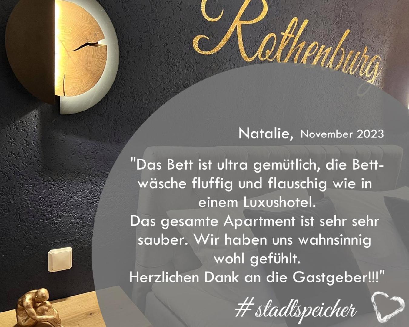 #Stadtspeicher - Blauer Stern Das Apartment Mitten In Der Altstadt Ротенбург-на-Таубері Екстер'єр фото